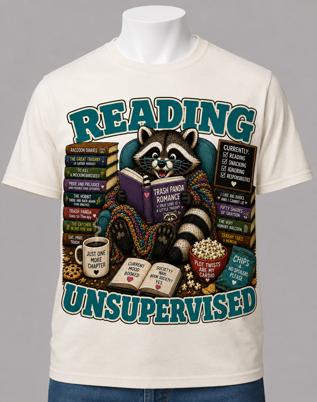 T-Shirt, Reading Unsupervised