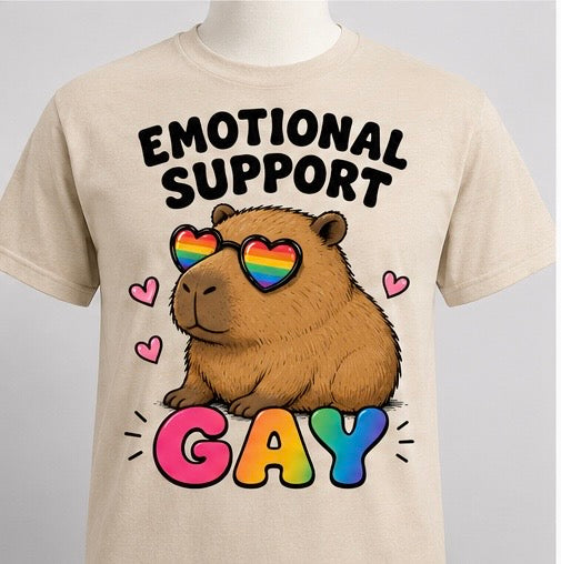 T-Shirt, Emotional Support Gay