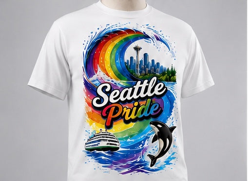 T-Shirt, Seattle Pride Wave