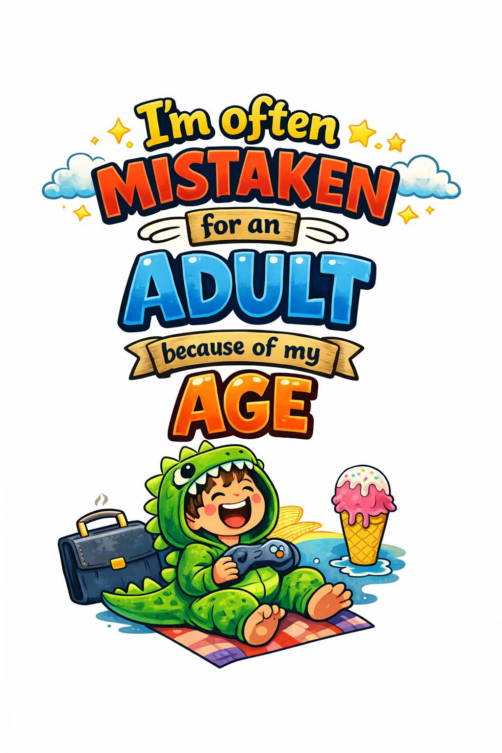 T-Shirt, I'm Often Mistaken for An Adult