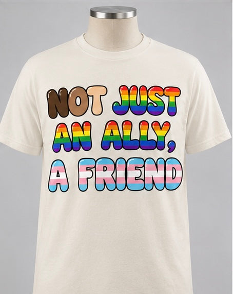 T-Shirt, Not Just an Ally, a Friend