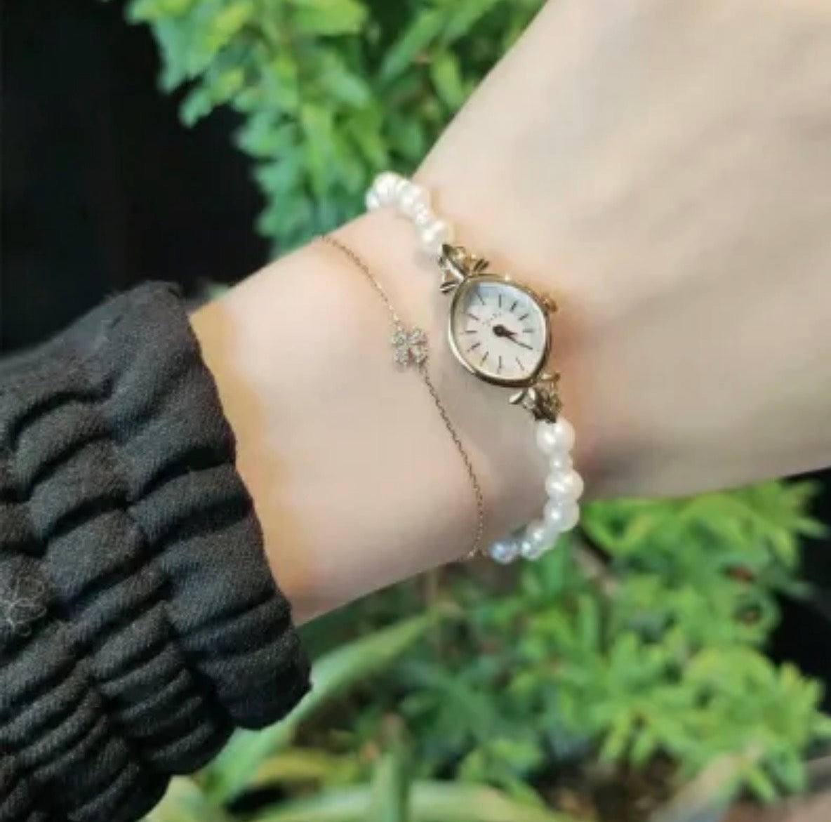 Sweet Four Leaf Clover Bracelet